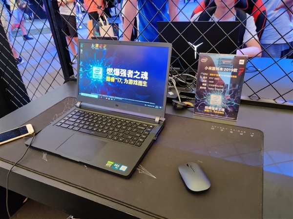 小米游戏本2019款亮相ChinaJoy：144Hz屏+酷睿i7+RTX 2060