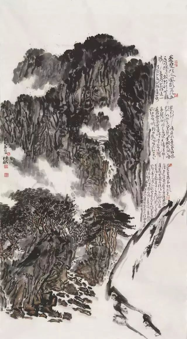 中青年实力派书画家,陈仕彬山水画作品欣赏