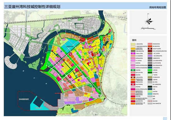 来了!《三亚崖州湾科技城控制性详细规划 》批后公示