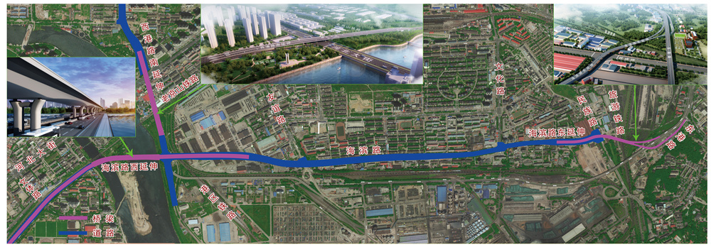 海滨路东西延伸工程规划方案批前公示