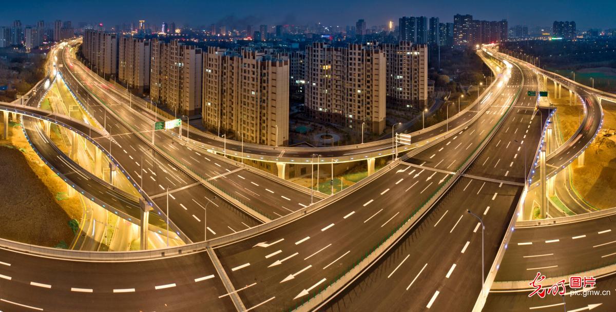 江苏淮安内环高架建成通车