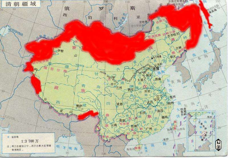 中国最大一块领土永久纳入版图,清朝皇帝用什么手段得