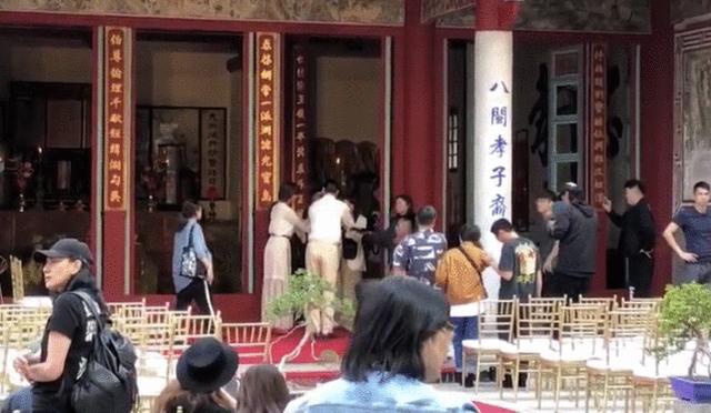 「熊猫娱乐」林志玲夫妇现身为婚礼彩排，女神一手操办太厉害