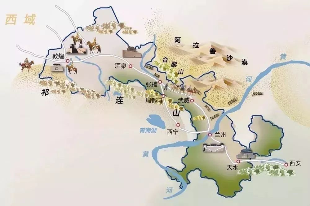 详解焉南盆地与扁都口,穿越祁连山之路