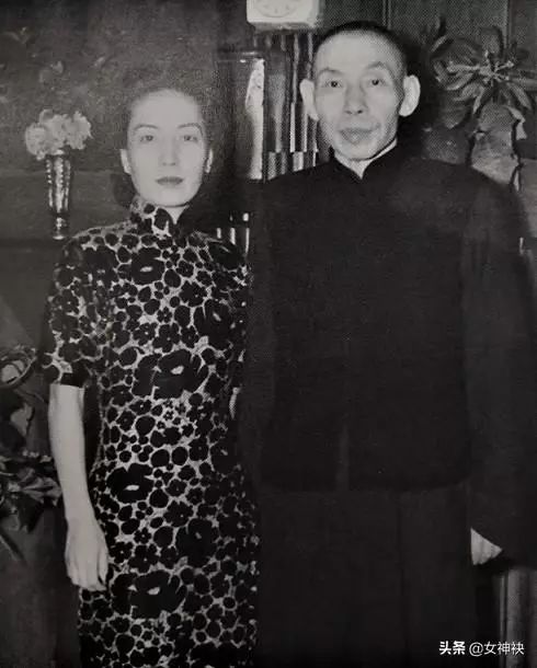 孟小冬与杜月笙香港结婚照