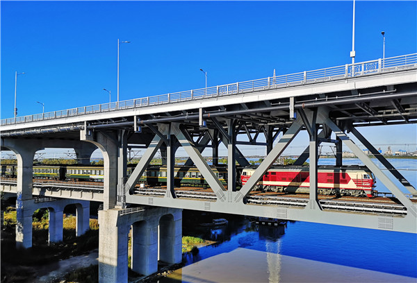 2018年11月19日,滨北松花江公铁两用桥通车.