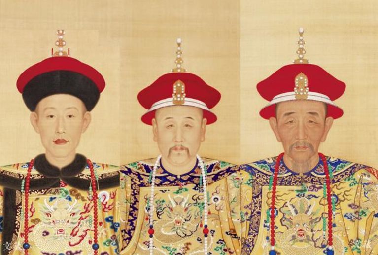 仿古三巨头——从左至右:乾隆、雍正、康熙