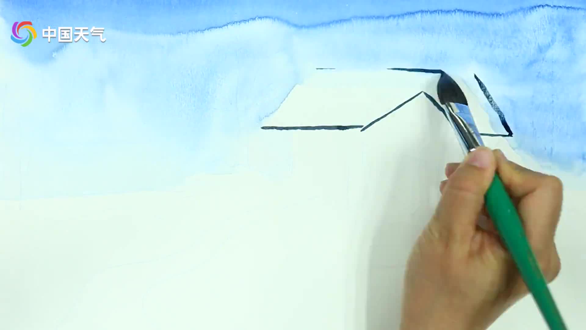 手绘节气·大雪：大雪北风催 家家贫白屋