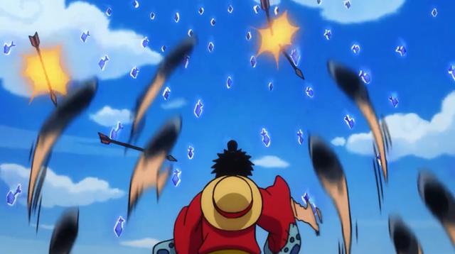 海贼王900:蝙蝠人施展无限箭制,吸引路飞索隆,趁机偷走了小玉