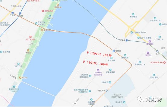 p(2019)108号:地块位于武昌区秦园路以南,武车二路以北,和平大道及