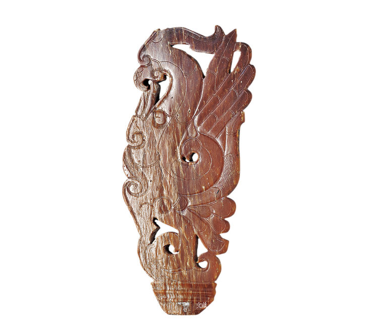 图11 玉立凤饰 徐州市鼓楼区白云山石灰厂汉墓出土 西汉