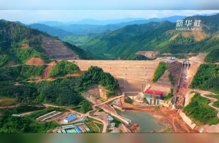 老挝南欧江梯级水电项目二期首台机组发电
