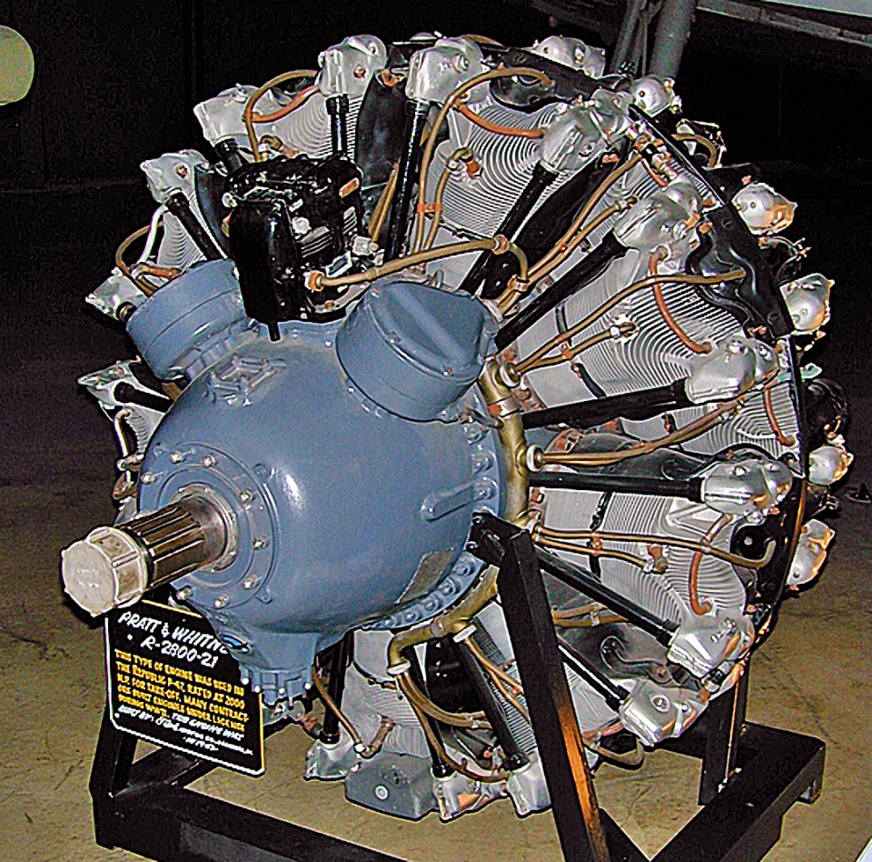 普惠r-2800型18缸2排气冷星形发动机