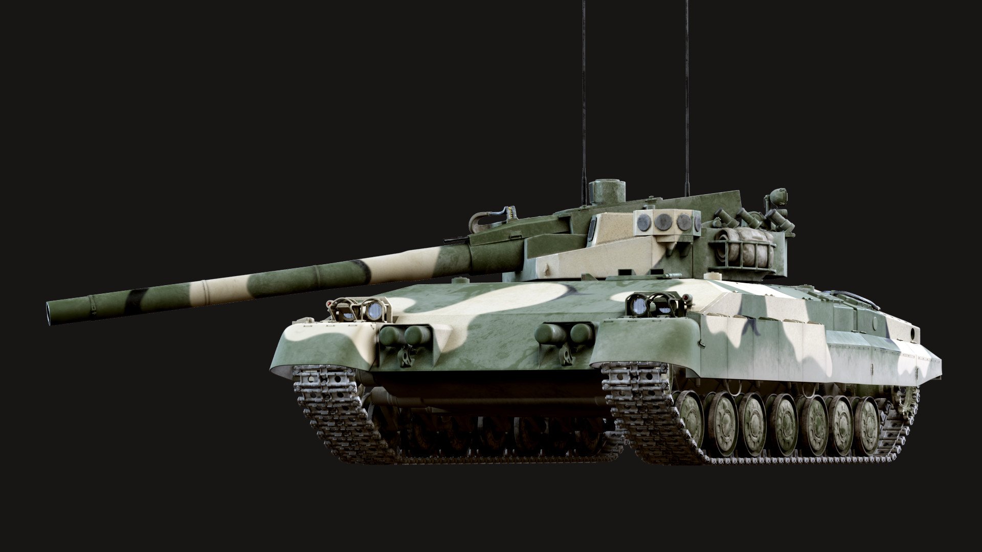 世界上最强坦克之一：俄制T-14阿玛塔主战坦克！_俄罗斯