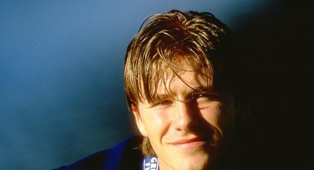 很多人只记得贝克汉姆取得的成就,却忘了他年轻时的盛世美颜