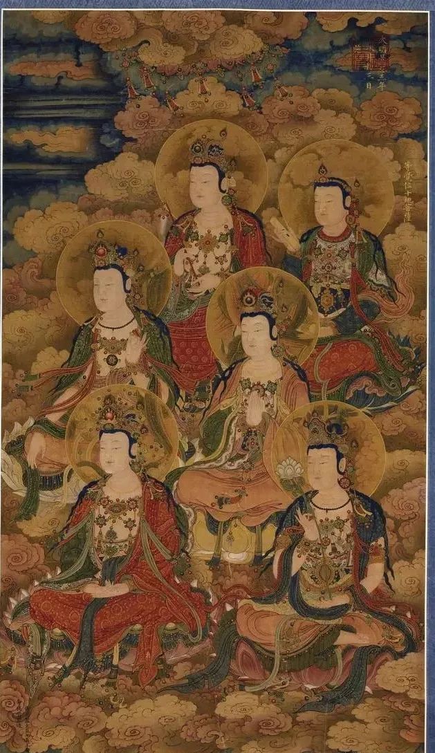 罕见明代顶级佛画天龙八部不输画圣吴道子