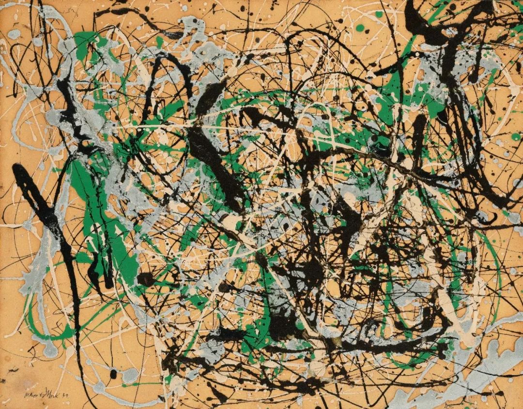 杰克逊·波洛克《number 17,1949》