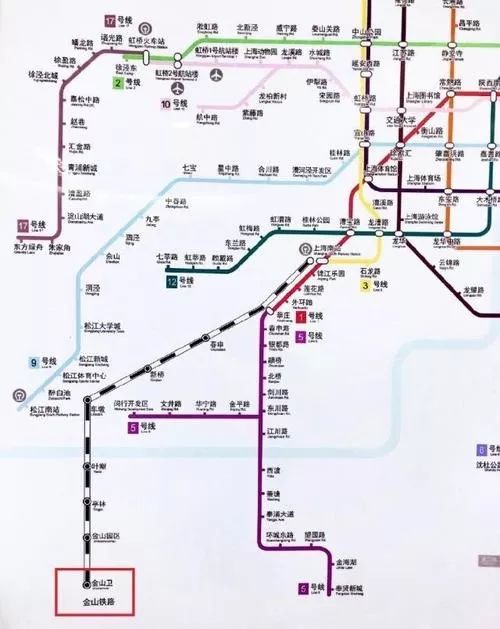 金山铁路将要纳入上海地铁网!