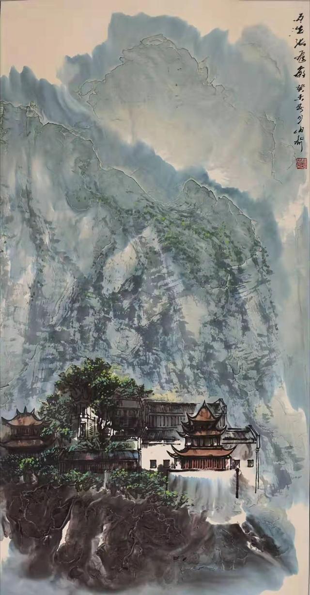 著名画家姚伯齐作品欣赏"大美山水,如梦如幻"