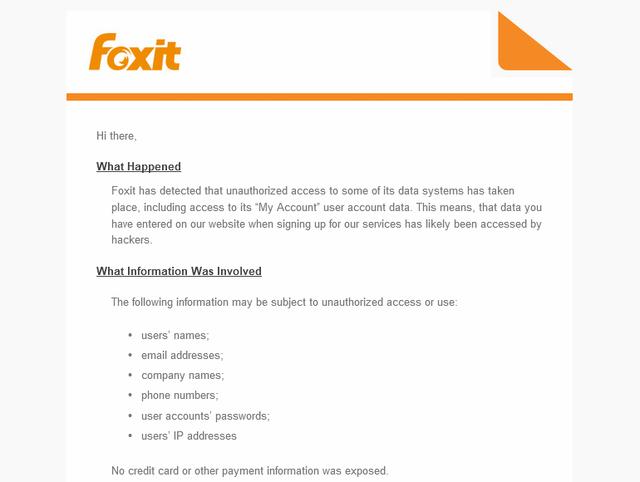 Foxit PDF阅读器背后的公司宣布安全漏洞