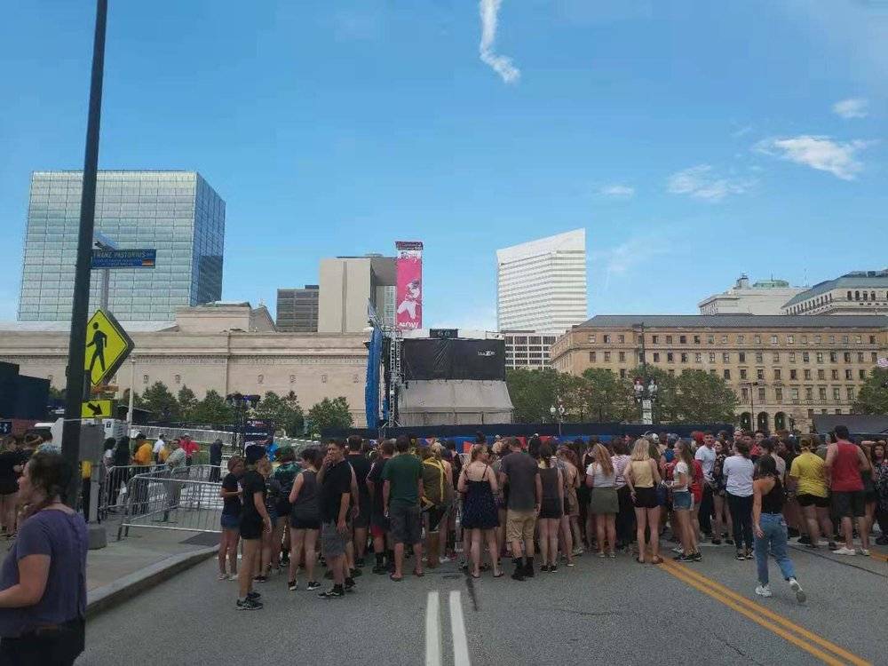 在美国演出的中国偶像