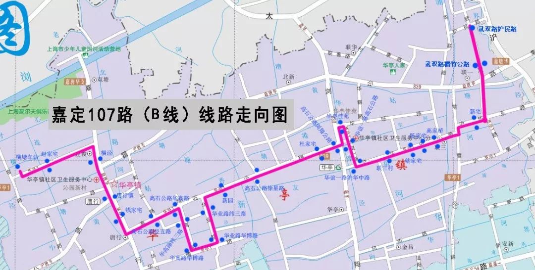 嘉定107路b线线路走向图来源:嘉定公交