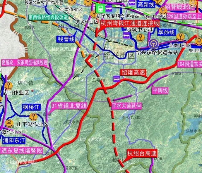 地铁,杭绍台,二绕,群贤路……绍兴交通建设领跑全省!