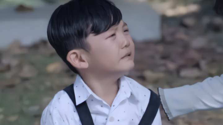 妈妈突然去世,小男孩在墓碑前痛哭:我想妈妈!真