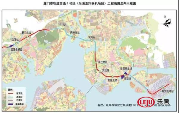 厦门地铁4号线项目位于厦门翔安区大嶝岛,包含3号/4号线两条线路,线路