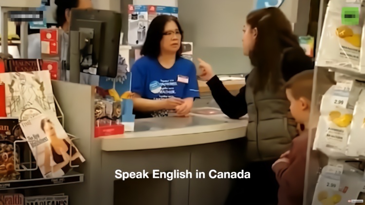 亚裔店员用中文和同事沟通 白人女子爆粗口:闭嘴