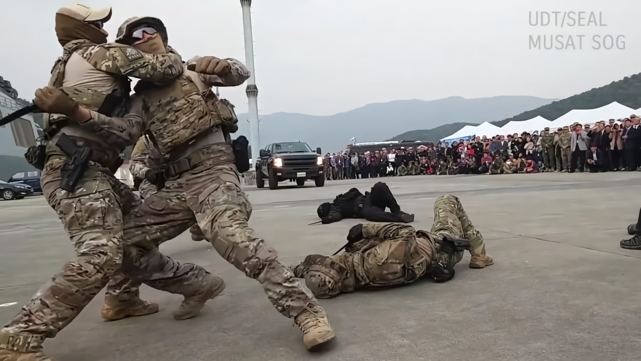 韩国海豹突击队特种部队实战训练