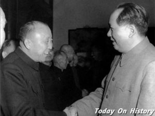 傅作义与毛泽东