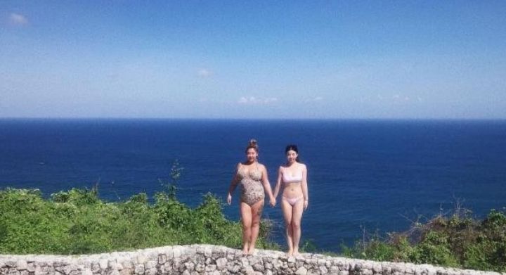 沈殿霞180斤女儿自信晒泳装照，为对抗键盘侠关评论