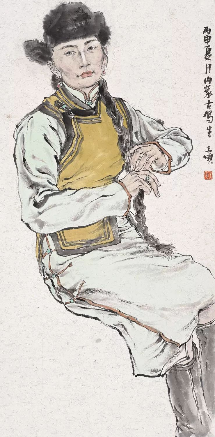 草原上的行走 | 王颂写意人物作品欣赏