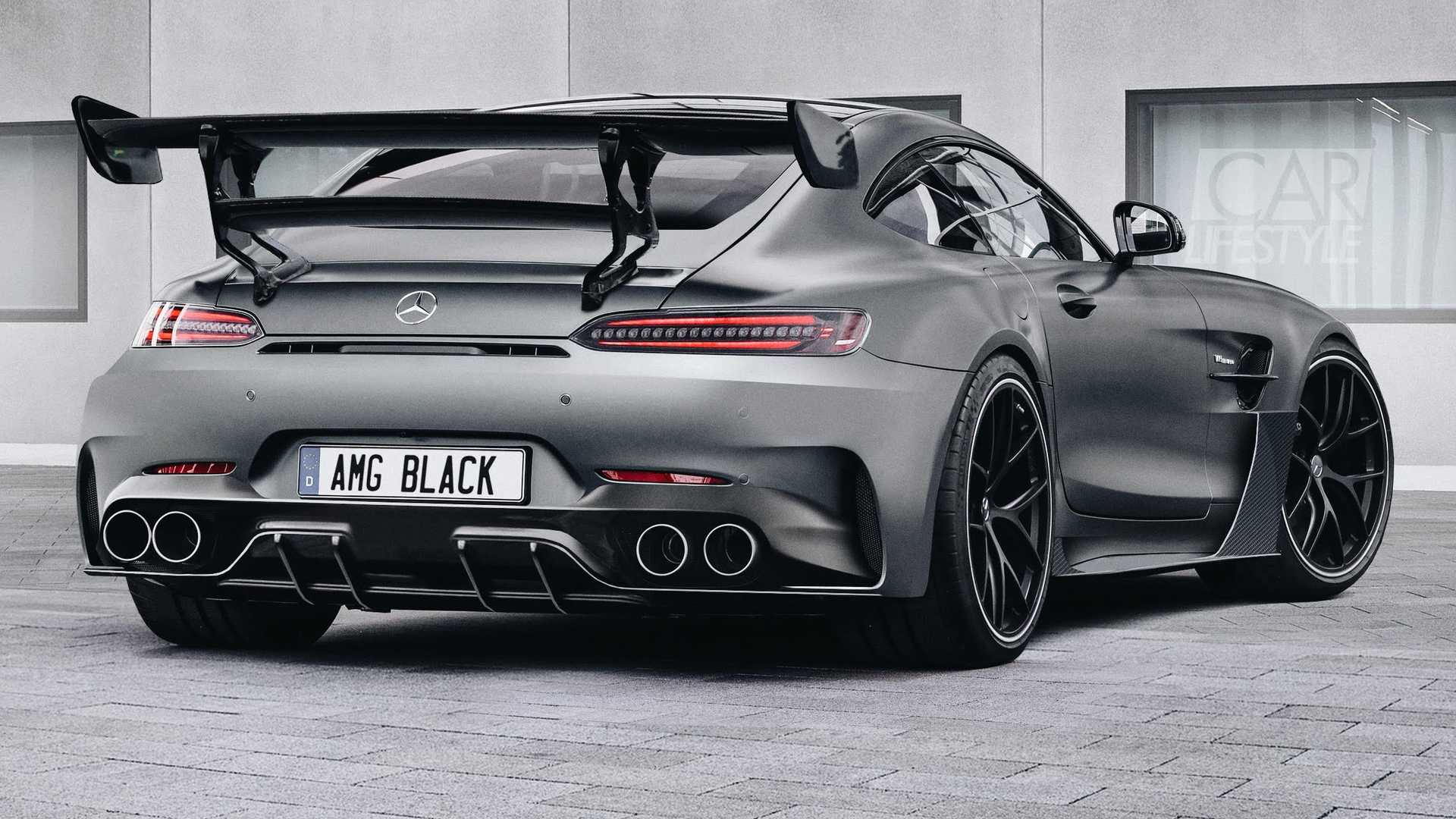 梅赛德斯amg gt black series渲染图