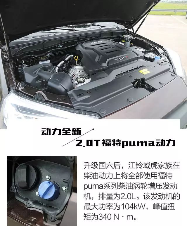 0t发动机!江铃域虎家族柴油全系升国六