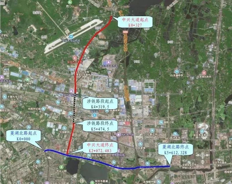 2020年安庆主城区将建成155平方公里,城区框架进一步拉大
