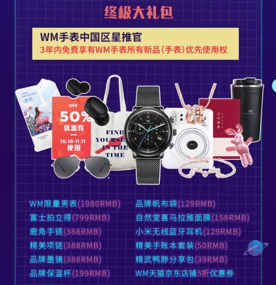 十万豪礼花落谁家?WM手表最造WM1111星人名单终揭晓