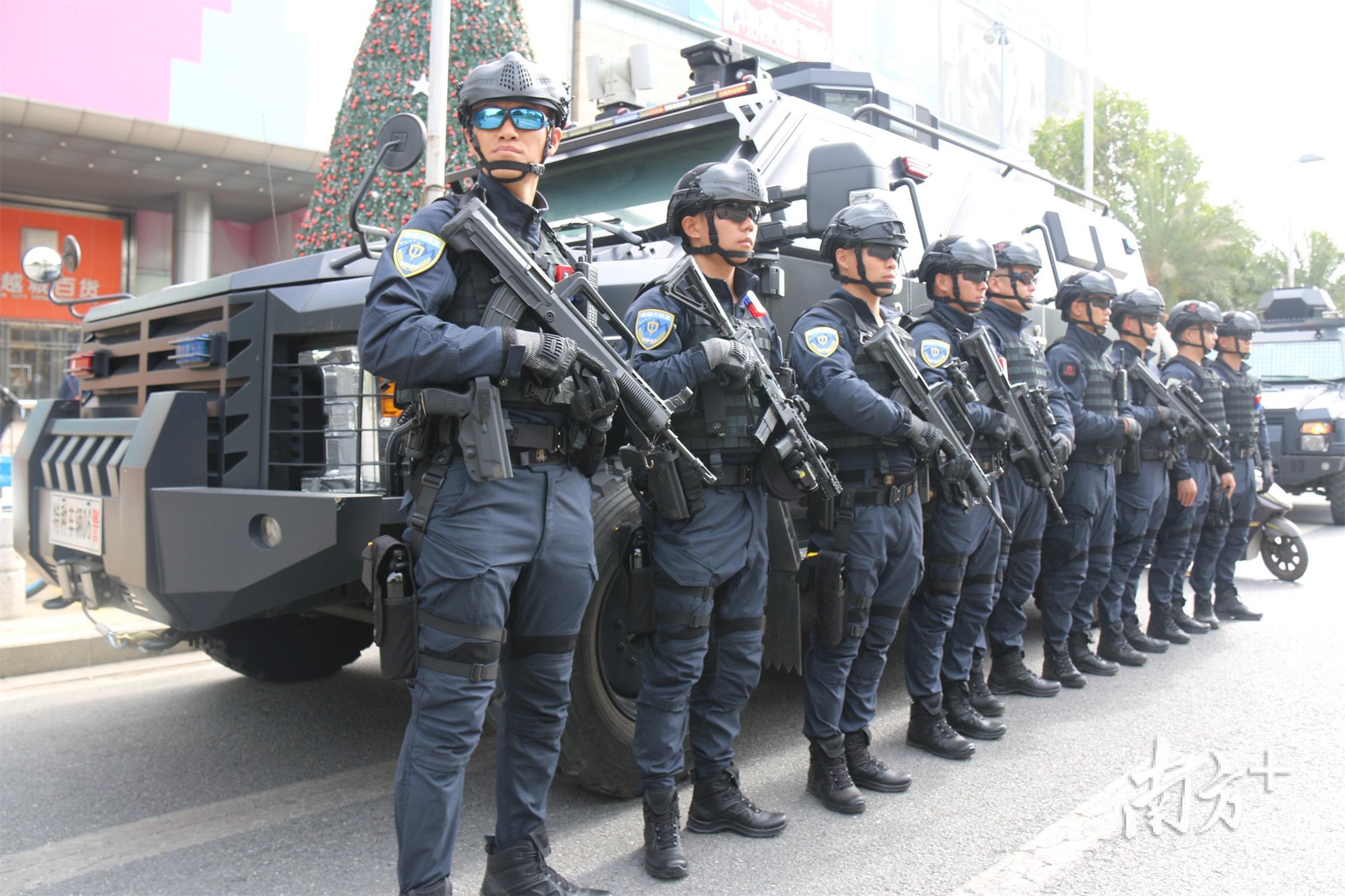 中山武警强化城区武装巡逻,全市禁飞"低慢小"