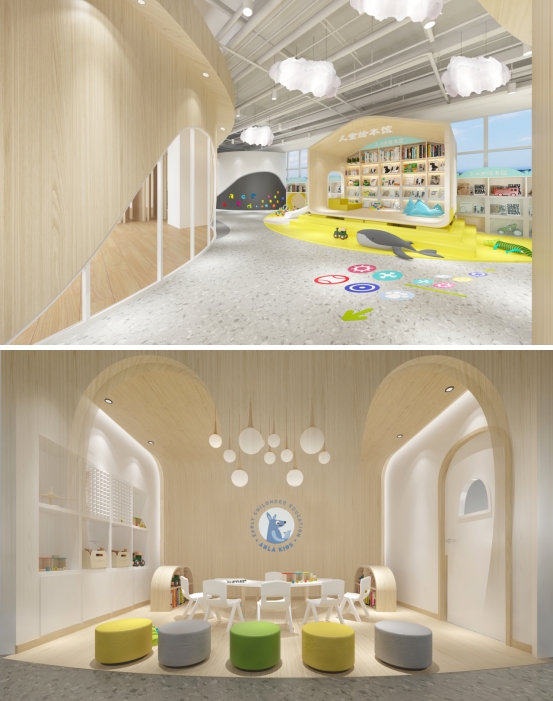 "孩子的第二个家"——早教托育中心gace design集合设计案例合集