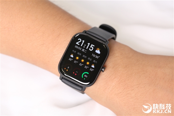 1.65英寸方屏 华米Amazfit GTS智能手表图赏