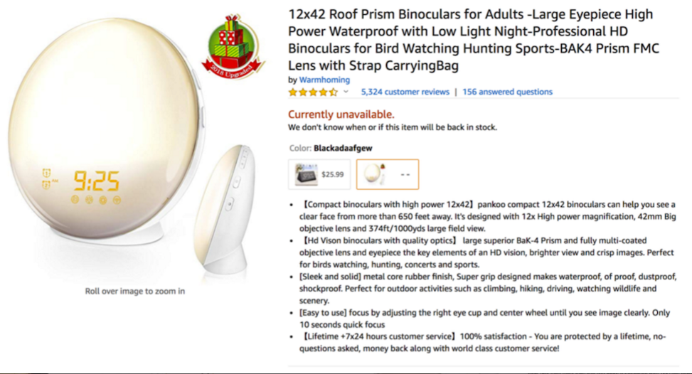 挂羊头卖狗肉，亚马逊产品页面“迷惑”行为大赏