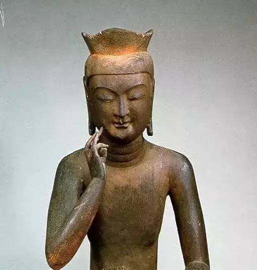 日本国宝第一号：弥勒菩萨半跏思维像__凤凰网