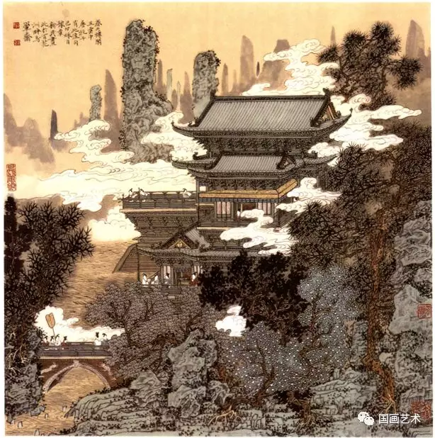 图文教程:界画楼阁画法步骤