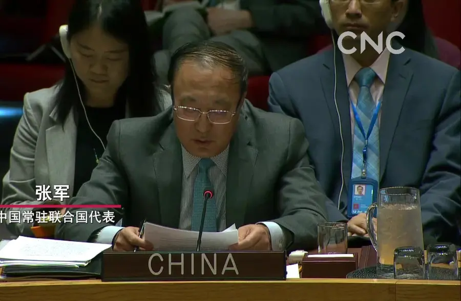 中国代表呼吁避免加剧巴以矛盾对抗
