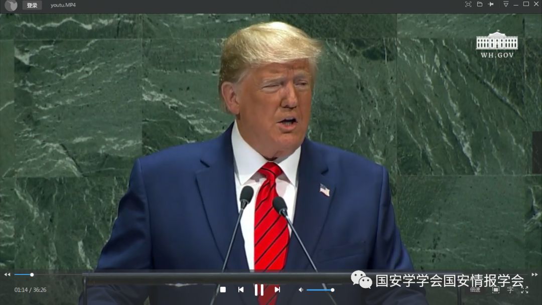 类“冷战铁幕演说”？特朗普在联大的演讲凤凰网 