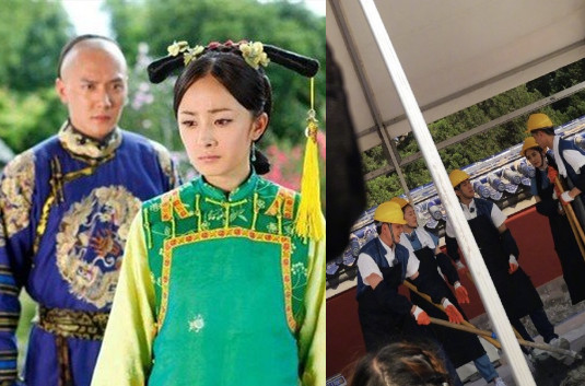 杨幂冯绍峰懒理感情绯闻，合体变“包工头”录节目笑容灿烂