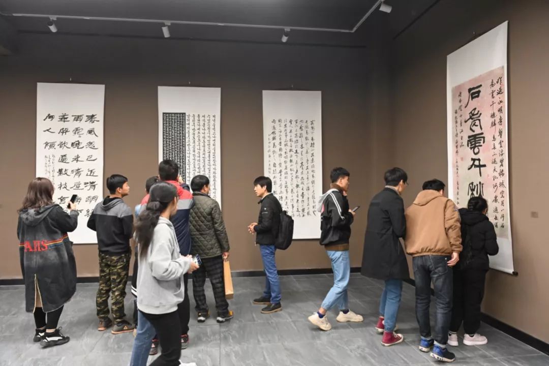 2019"中韩书法年展"在河北美术学院美术馆开幕