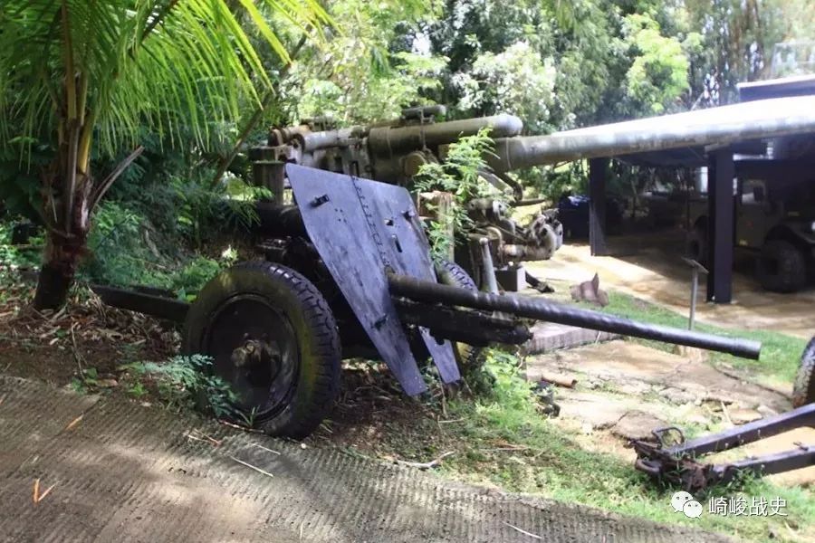 陈列于太平洋战争博物馆内的日军47毫米反坦克炮.(作者提供)