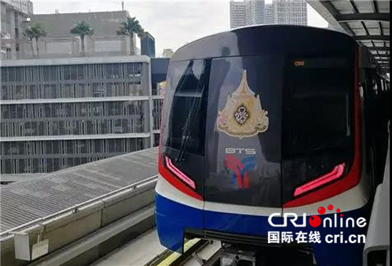 泰国曼谷轻轨绿线延长线开通仪式中车集团长客股份有限公司曼谷bts